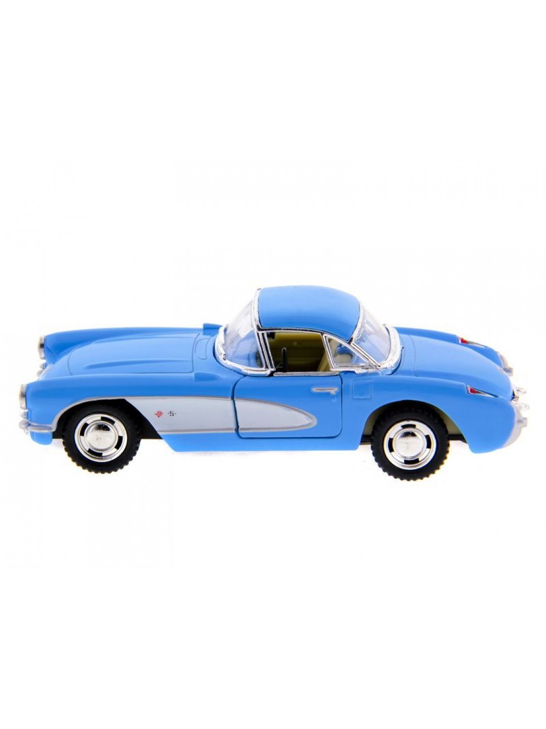 Машина Kinsmart "Chevrolet Corvette 1957" инерция (1/12шт.) 1:34 б/к
