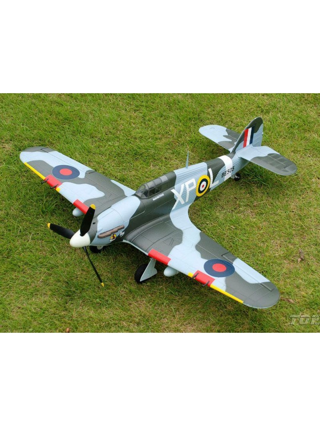 Радиоуправляемый самолет Top RC Hurricane Pro зеленый 750мм flight controller PNP