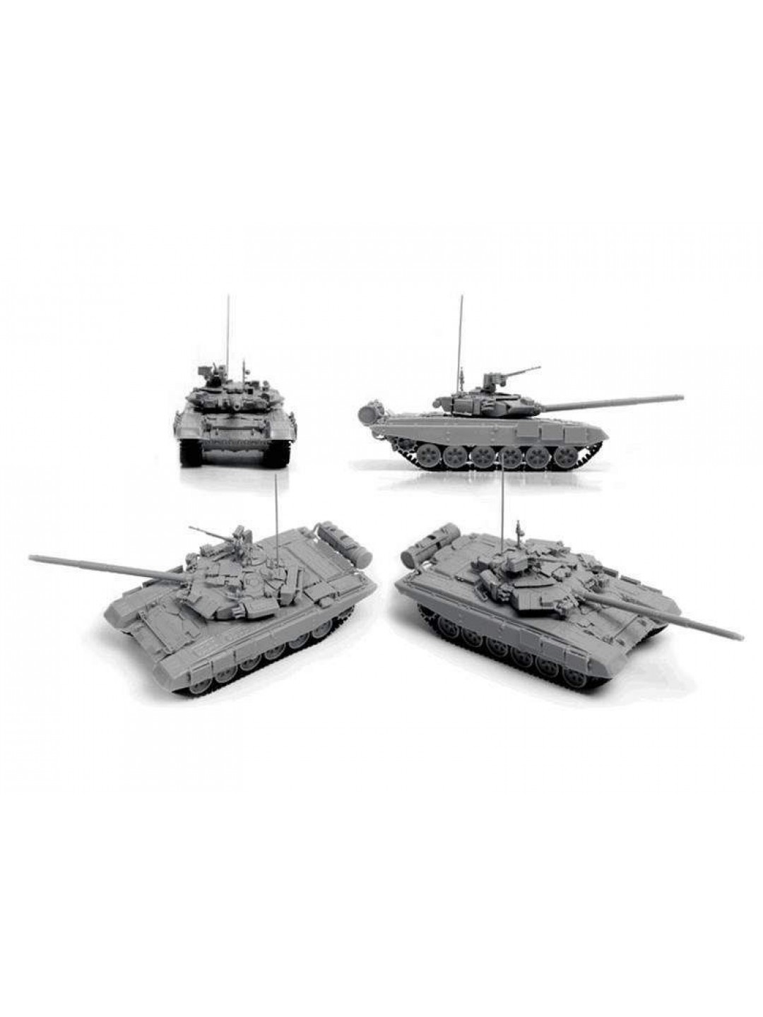 Сборная модель ZVEZDA Российский танк Т-90, подарочный набор, 1/72