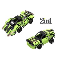 Р/У конструктор Qihui Mechanical Master 2 в 1 Гоночные автомобили (335 деталей)
