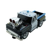 Р/У полицейский пикап из серии "Muscle Сar" с гоночным Мотор. 1/16 + свет + звук