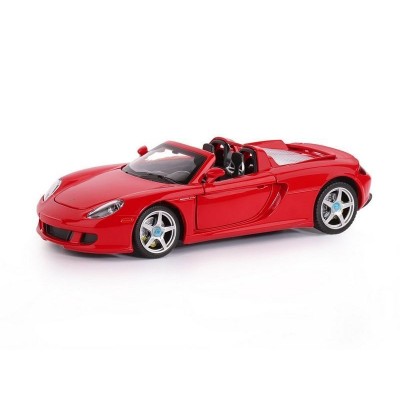 Машина "АВТОПАНОРАМА" Porsche Carrera GT, красный, 1/24, свет, звук, в/к 24,5*12,5*10,5 см