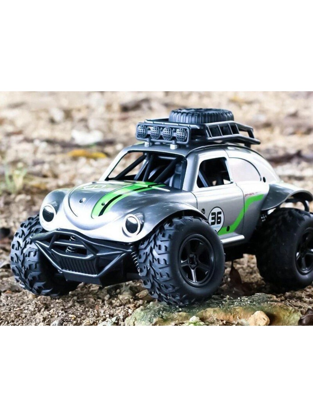 Радиоуправляемая машина MN MODEL БигФут (серый) 2WD 2.4G 1/18 RTR
