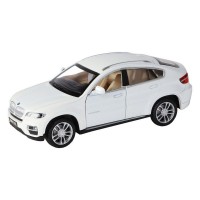 Машина "АВТОПАНОРАМА" BMW X6, белый, 1/32 , свет, звук, инерция, в/к 17,5*13,5*9 см Машина "АВТОПАНОРАМА" BMW X6, белый, 1/32 , свет, звук, инерция, в/к 17,5*13,5*9 см