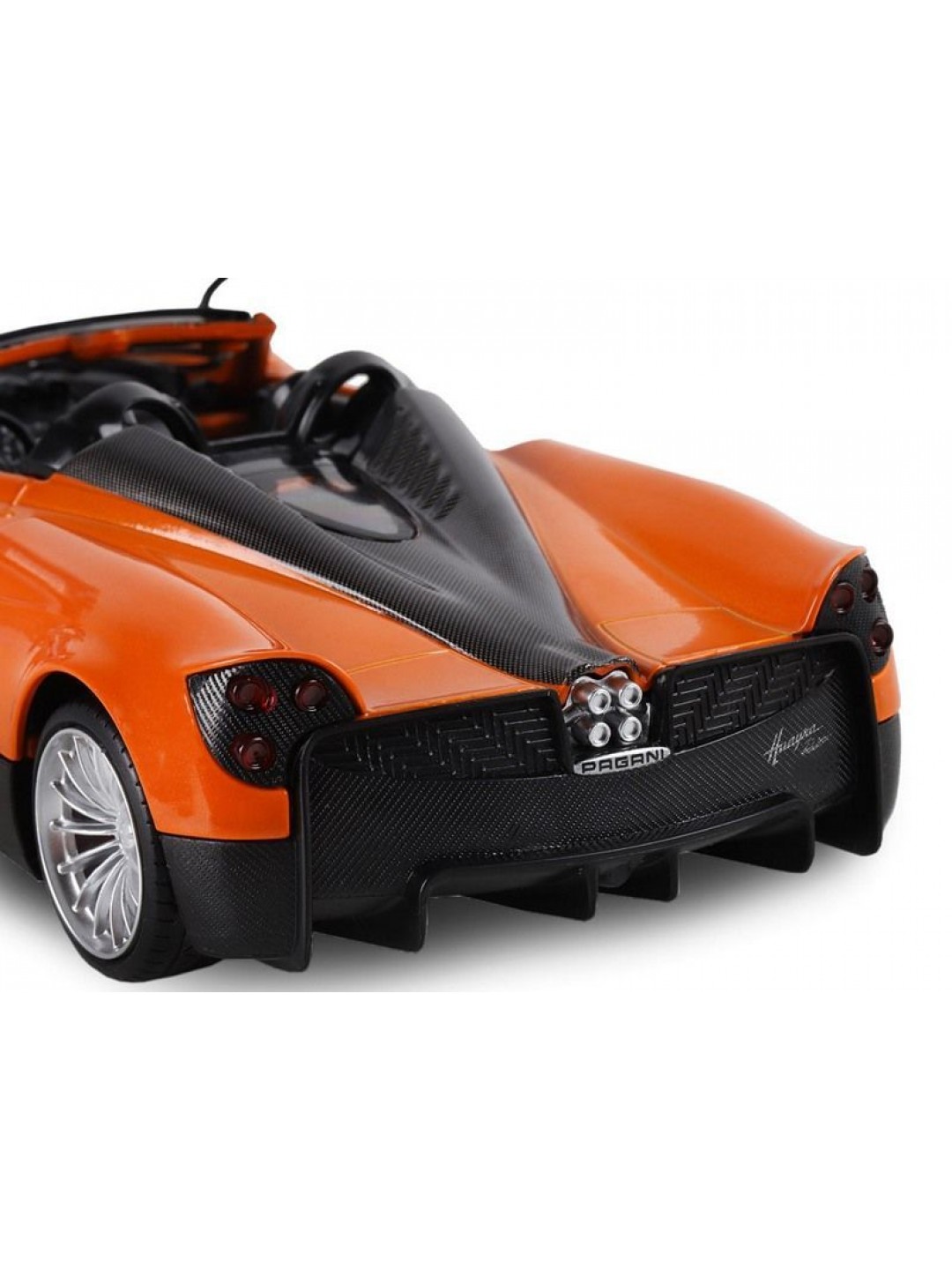 Машина "АВТОПАНОРАМА" Pagani Huayra Roadster, оранжевый, 1/24, свет, звук, в/к 24,5*12,5*10,5 см