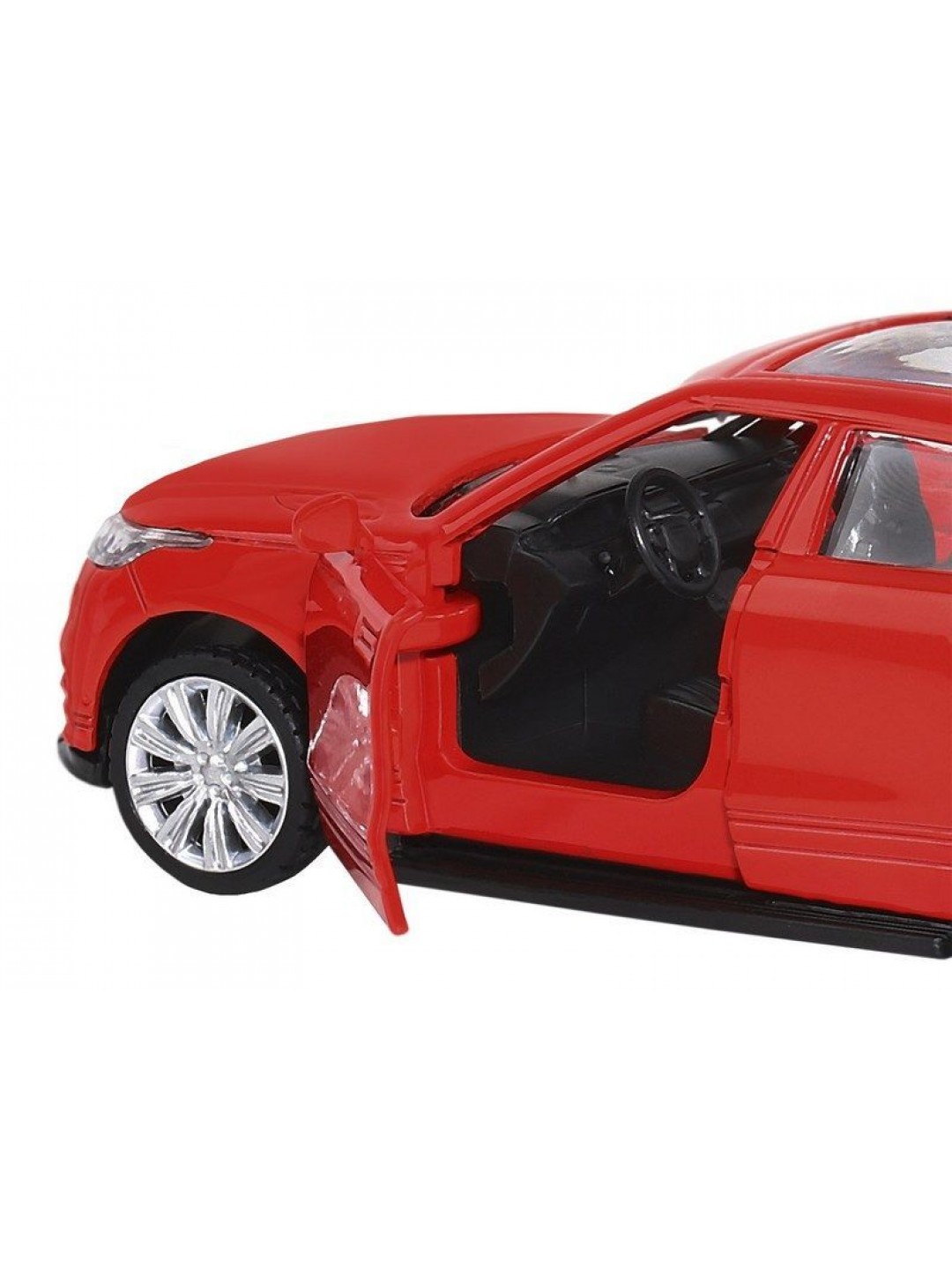 Машина "АВТОПАНОРАМА" Land Rover Range Rover Velar, красный, 1/42, инерция, в/к 17,5*12,5*6,5 см