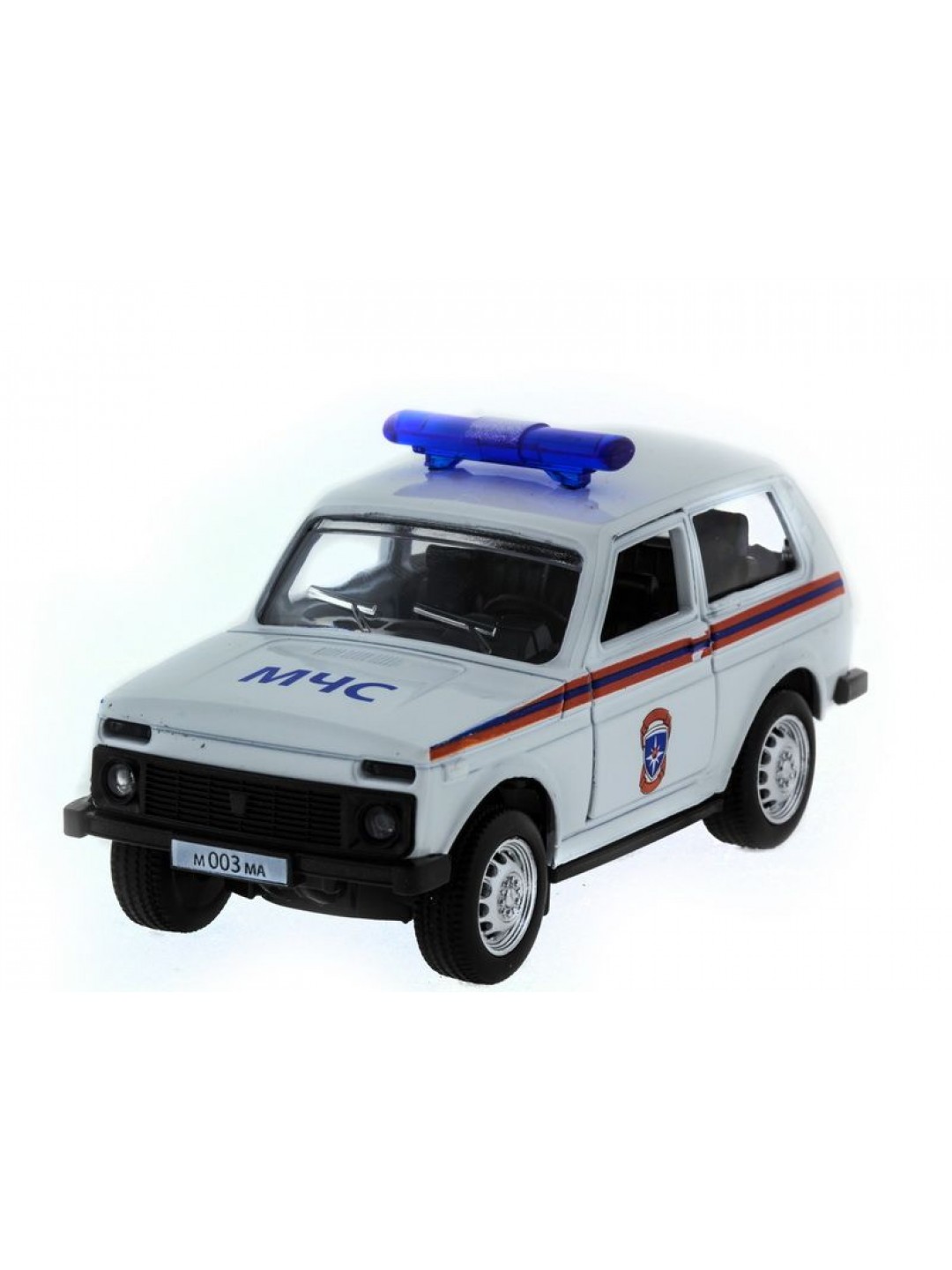 Машина "АВТОПАНОРАМА" инерц. ВАЗ 2121 1/50, в/к 12*7*5,5 см, белая