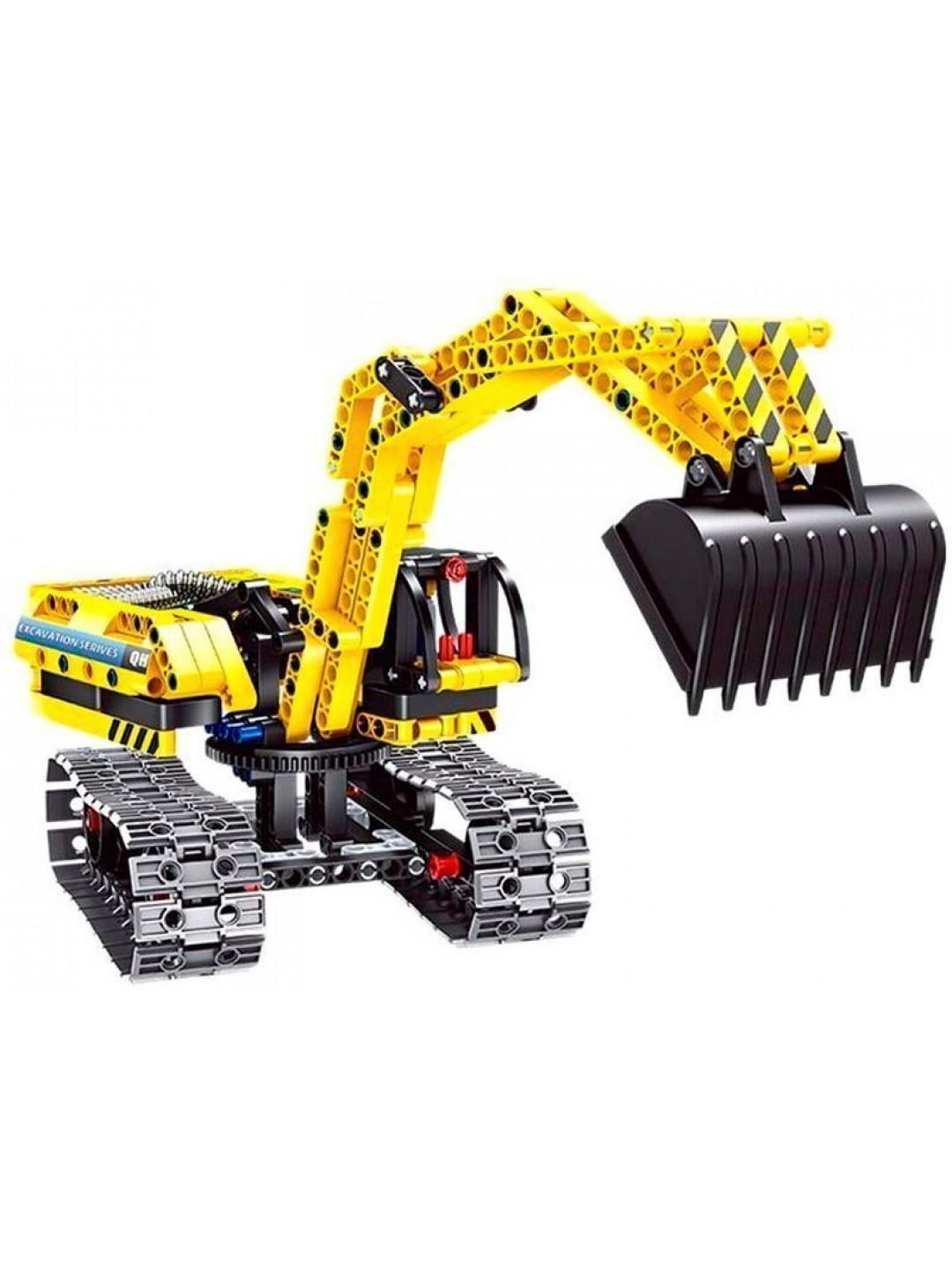 Конструктор Qihui Mechanical Master 2 в 1 Экскаватор и Робот (342 детали)