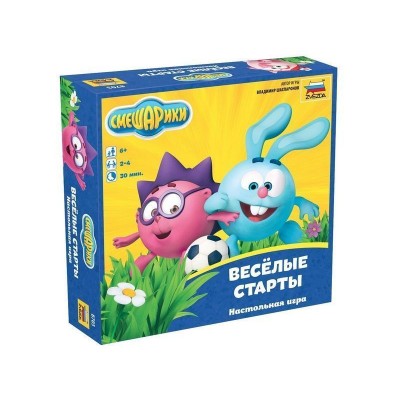 Настольная игра ZVEZDA "Смешарики. Весёлые старты.", детская