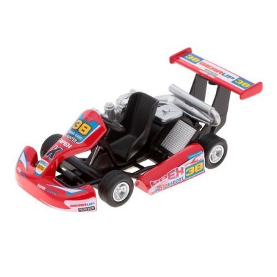 Машина Kinsmart "Turbo Go Kart" инерция (1/12шт.) б/к
