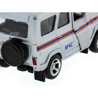 Машина "АВТОПАНОРАМА" инерц. УАЗ-469 (МЧС) 1/50, в/к 12*7*5,5 см