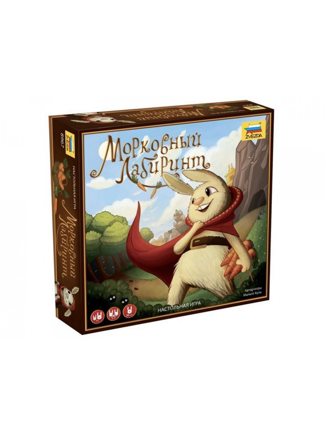 Настольная игра ZVEZDA "Морковный лабиринт", семейная