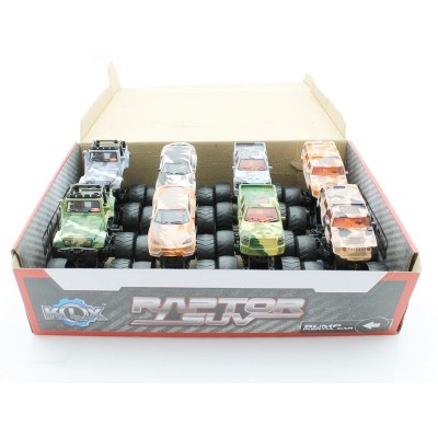 Машина инерционная KLX500-114 Raptor SUV Military 4WD (в асс., 8 шт./кор.)