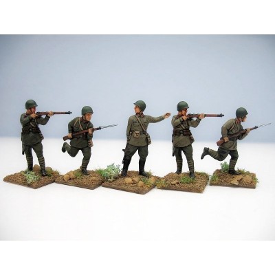 Сборные солдатики ZVEZDA Советская пехота 1941-43гг., 1/72
