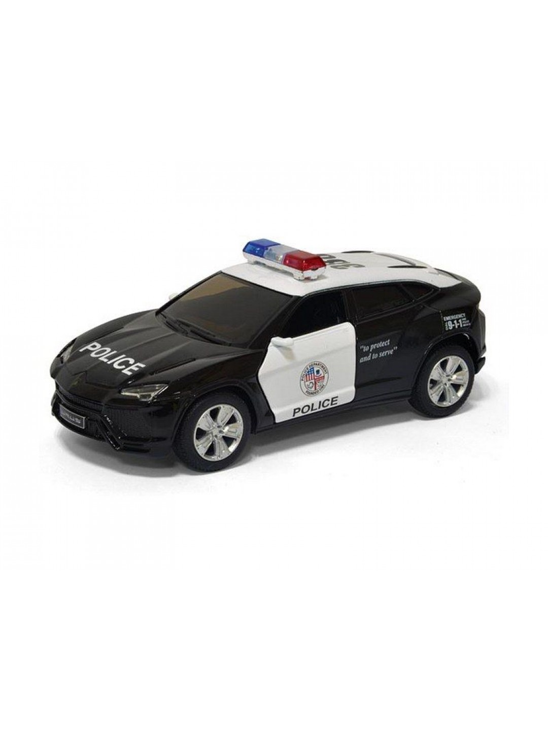 Машина Kinsmart 1:36 Lamborghini Urus (Police) инерция (1/12шт.) б/к