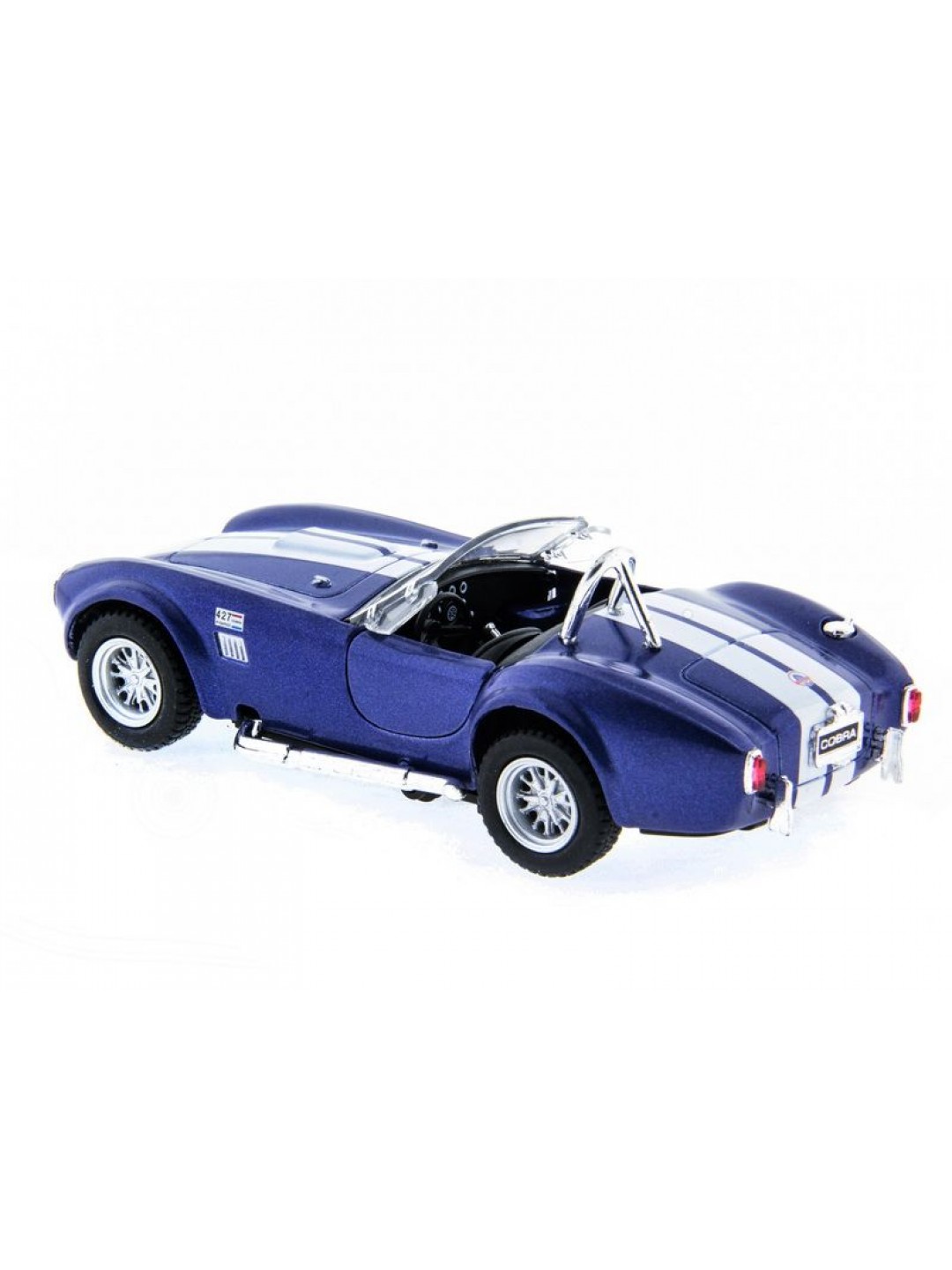 Машина Kinsmart Shelby Cobra 427 1965 инерция (1/12шт.) 1:32 б/к