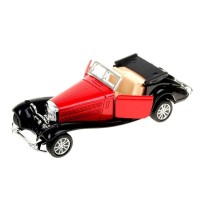Машина Ideal 1:30-39 Ретромобиль "Old Times" красно-черный, кабриолет