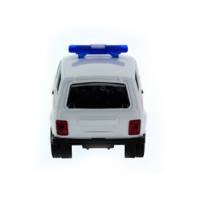 Машина "АВТОПАНОРАМА" инерц. ВАЗ 2121 1/50, в/к 12*7*5,5 см, белая