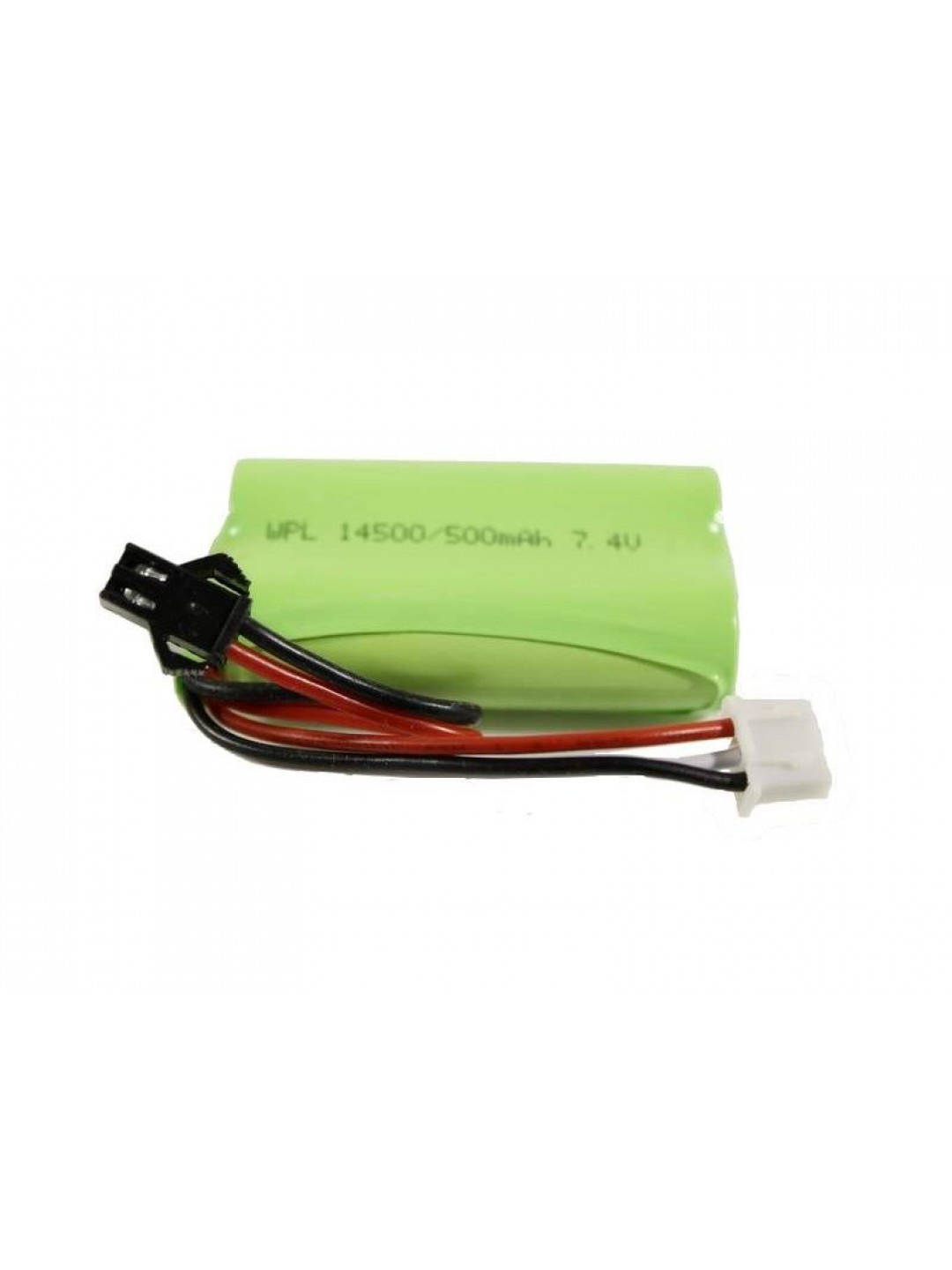 Аккумулятор Li-Ion 500mAh, 7.4V для автомоделей WPL B-14, B-24, C-14, C-24, B-16, B-36