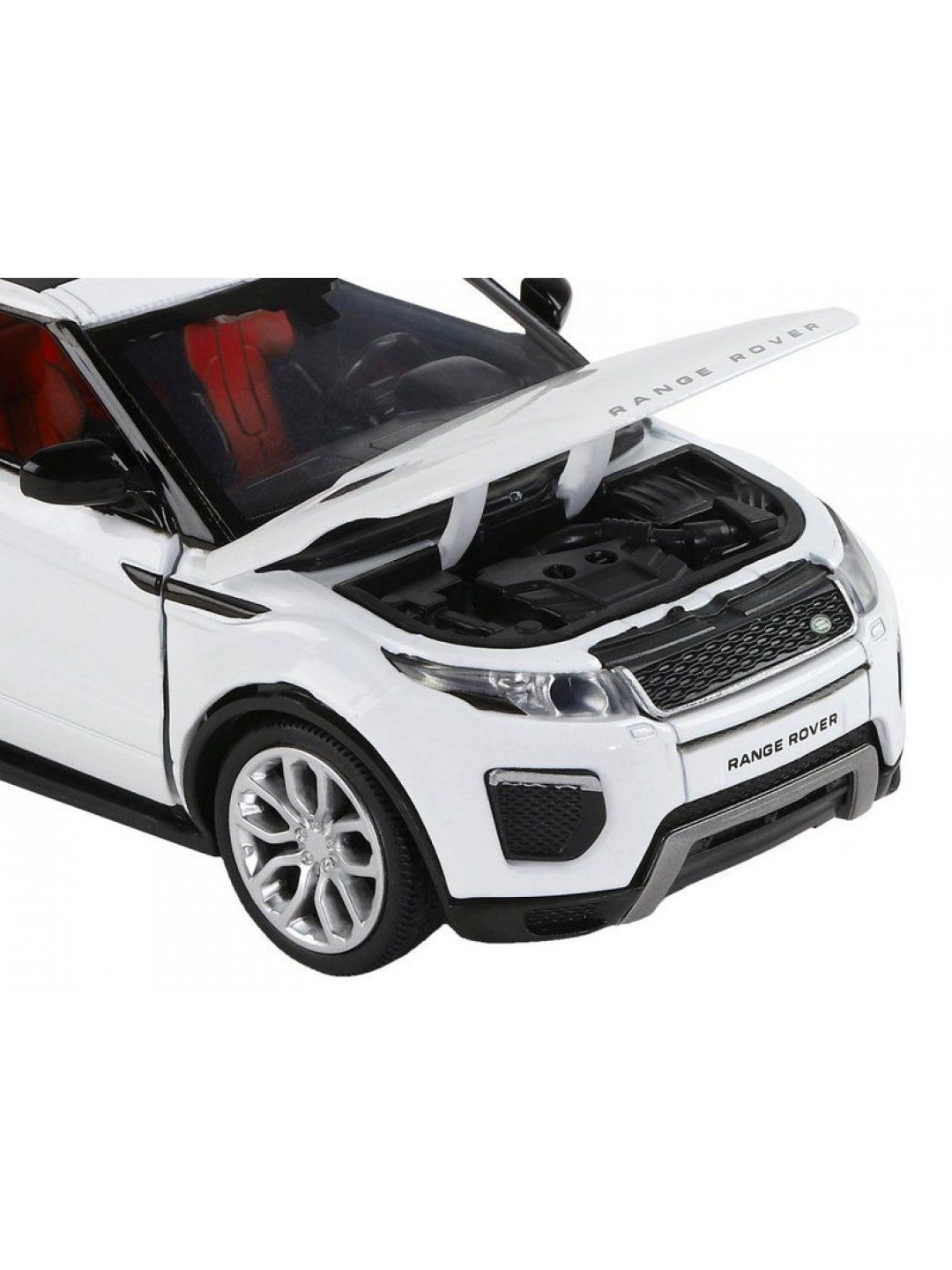 Машина "АВТОПАНОРАМА" Range Rover Evoque, белый, 1/32, свет, звук, инерция, в/к 17,5*13,5*9 см