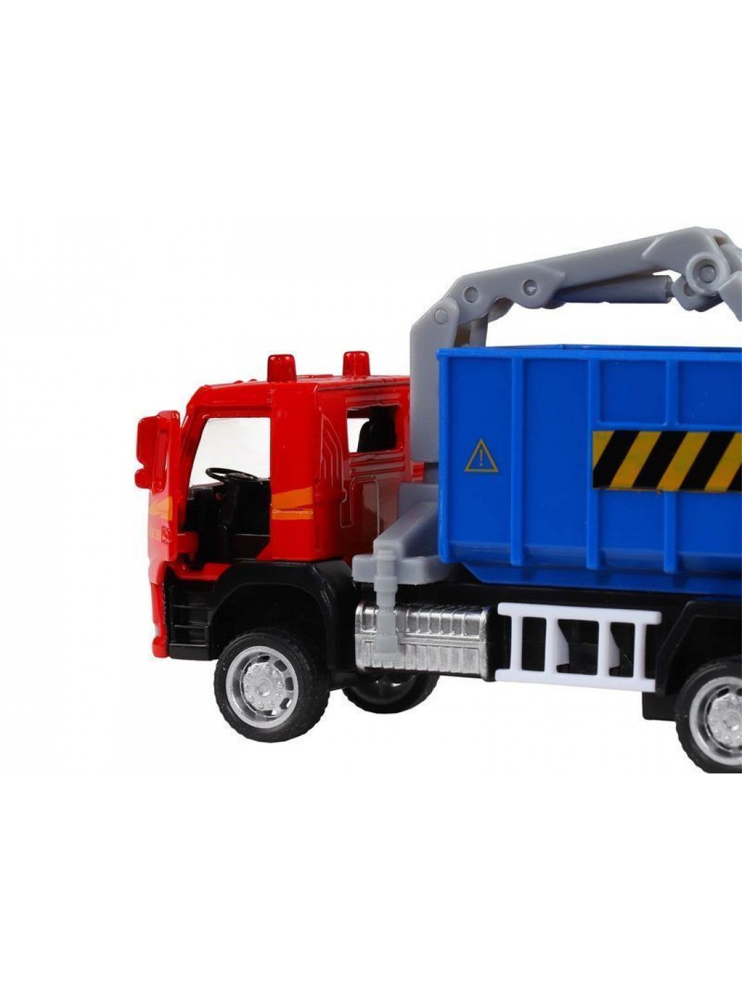 Машина "АВТОПАНОРАМА" VOLVO FM "Мусоровоз", синий, 1/72, инерция, в/к 17,5*13*6,5 см