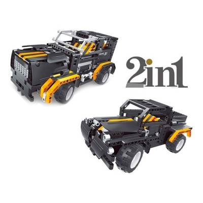 Р/У конструктор Qihui Mechanical Master 2 в 1 Джип и Пикап (509 деталей)