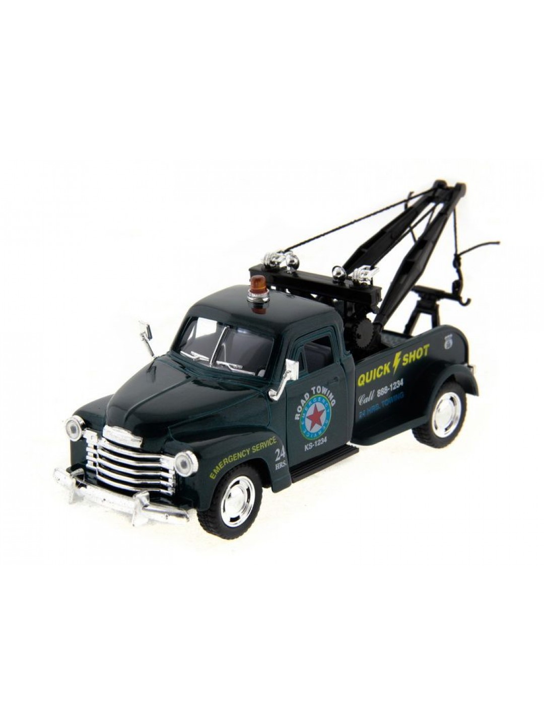Машина Kinsmart 1953 Chevrolet 3100 Wreckler инерция (1/12шт.) 1:38 б/к