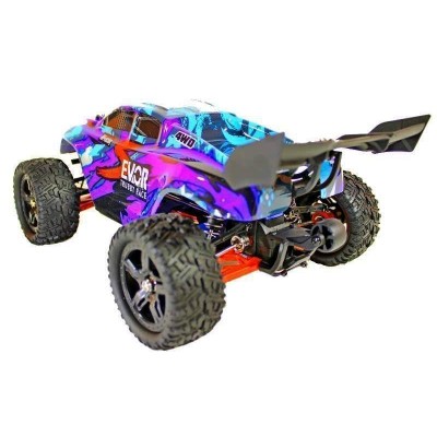Радиоуправляемая трагги Remo Hobby S EVO-R UPGRADE (синяя) 4WD 2.4G 1/16 RTR