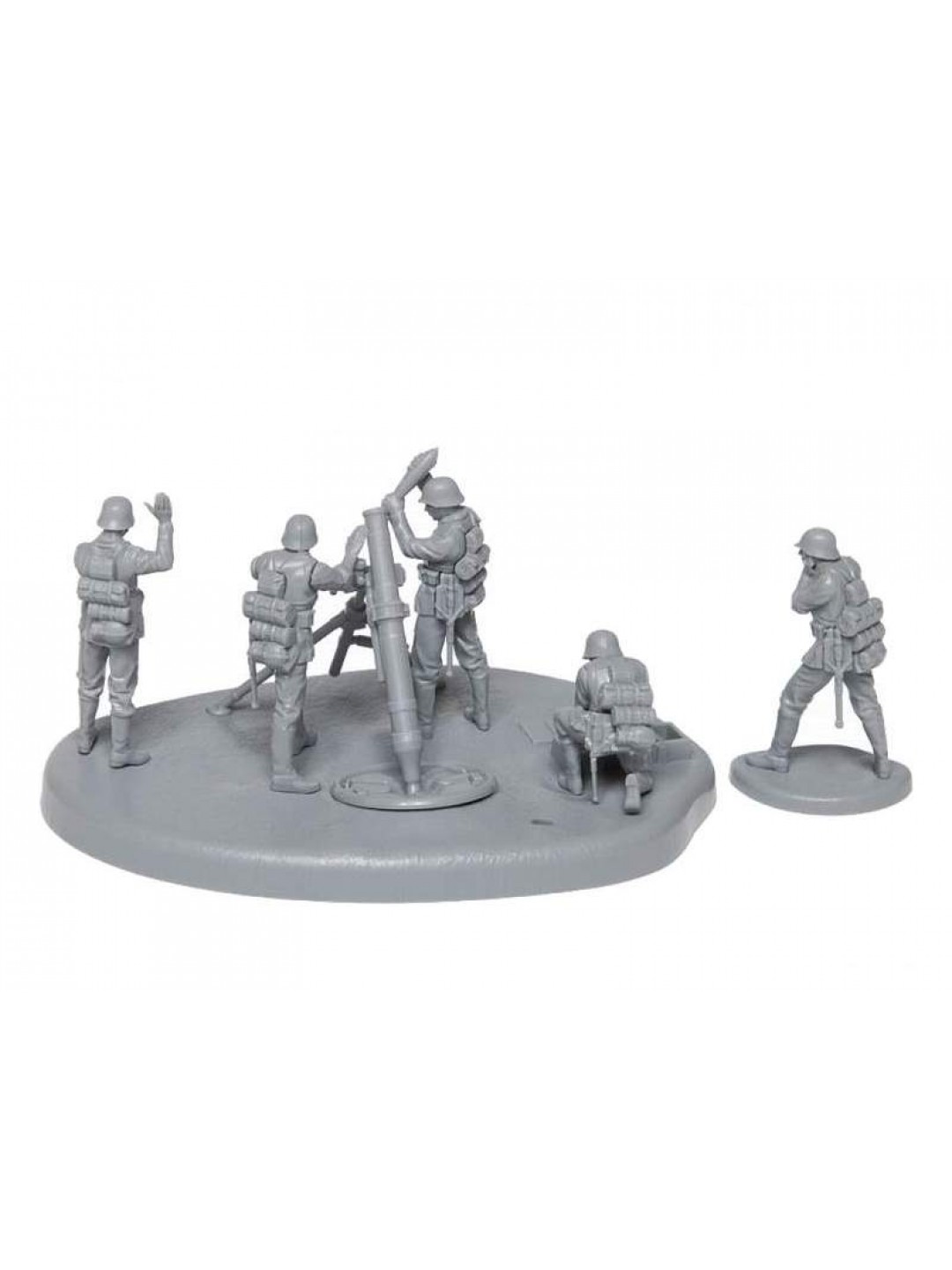 Сборные солдатики ZVEZDA Немецкий 120-мм миномет с расчетом, 1/72