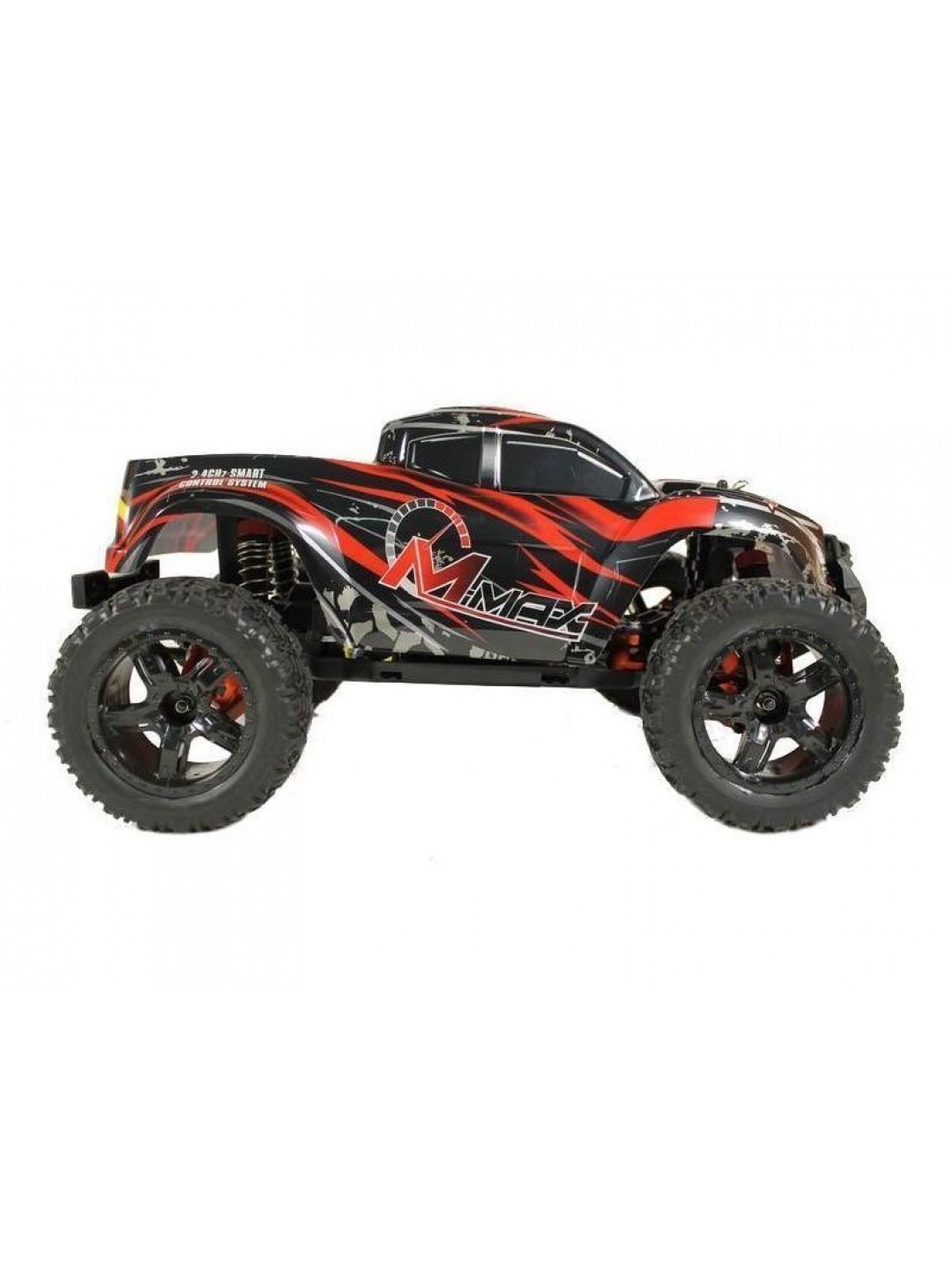 Радиоуправляемый монстр Remo Hobby MMAX PRO UPGRADE (красный) 4WD 2.4G 1/10 RTR
