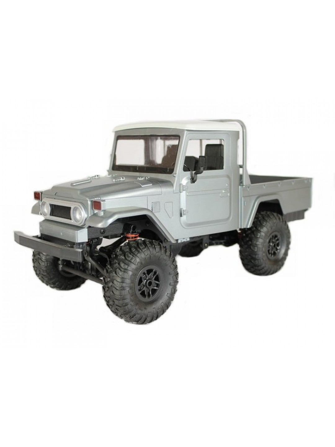 Радиоуправляемая машина MN MODEL японский пикап FJ45 (серебристый) 4WD 2.4G 1/12 RTR