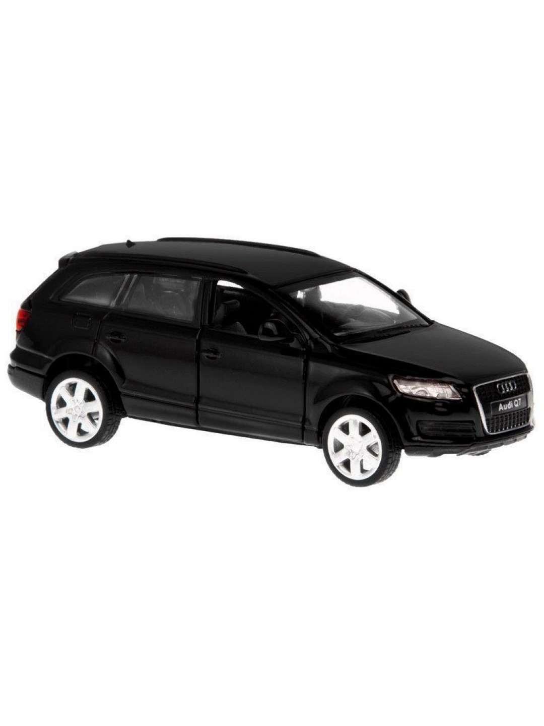 Машина "АВТОПАНОРАМА" Audi Q7, черный, 1/43, инерция, откр. двери, в/к 17,5*12,5*6,5 см