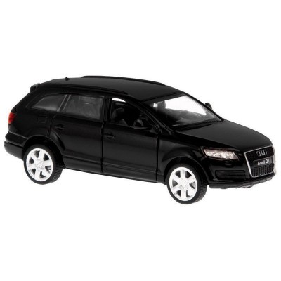 Машина "АВТОПАНОРАМА" Audi Q7, черный, 1/43, инерция, откр. двери, в/к 17,5*12,5*6,5 см