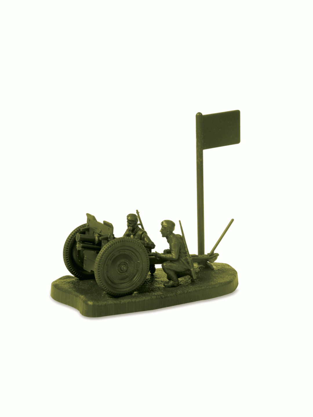 Сборные солдатики ZVEZDA Советская 76-мм полковая пушка, 1/72