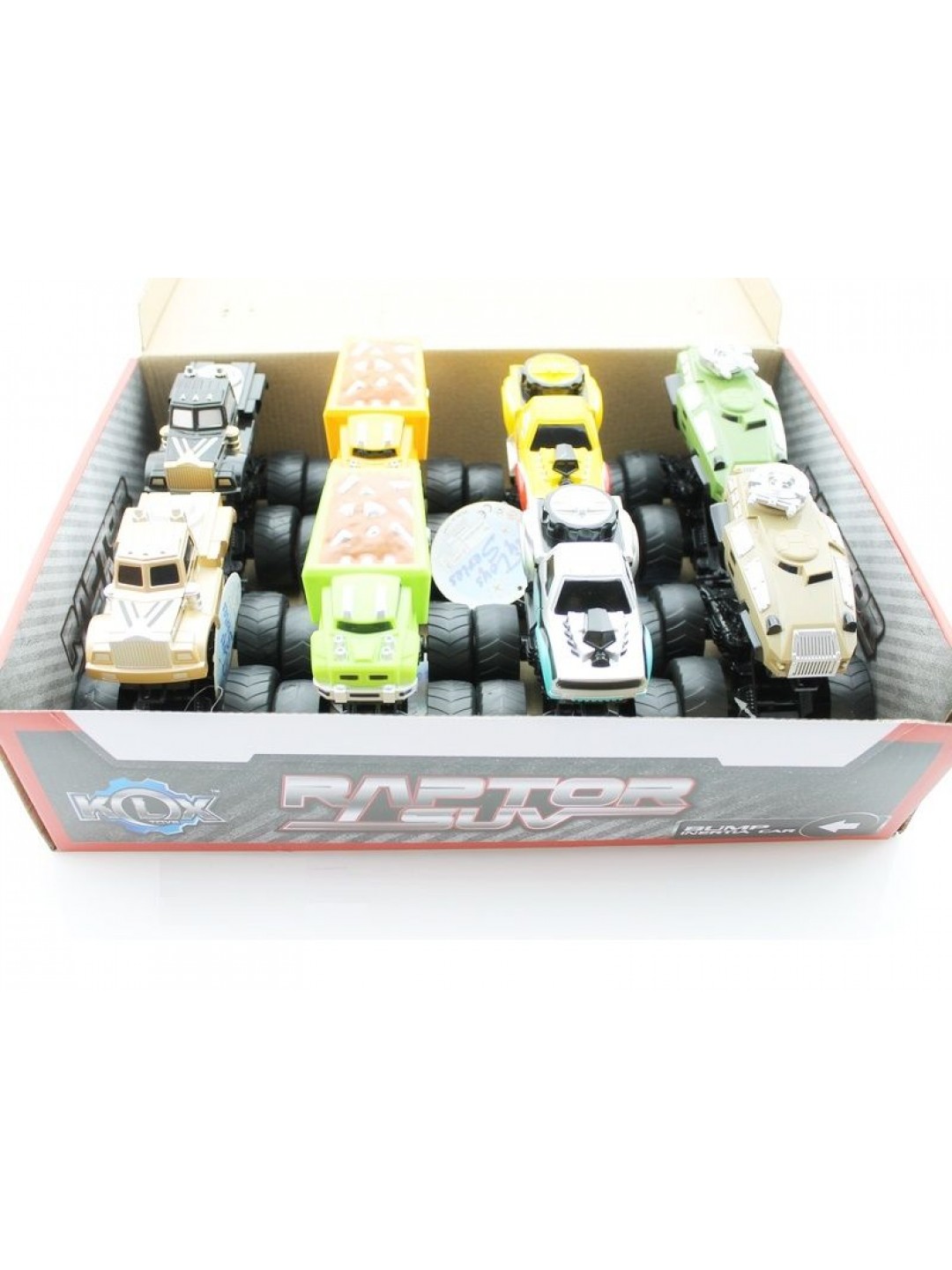 Машина инерционная KLX500-115 Raptor SUV Super Chariot 4WD (в асс., 8 шт./кор.)