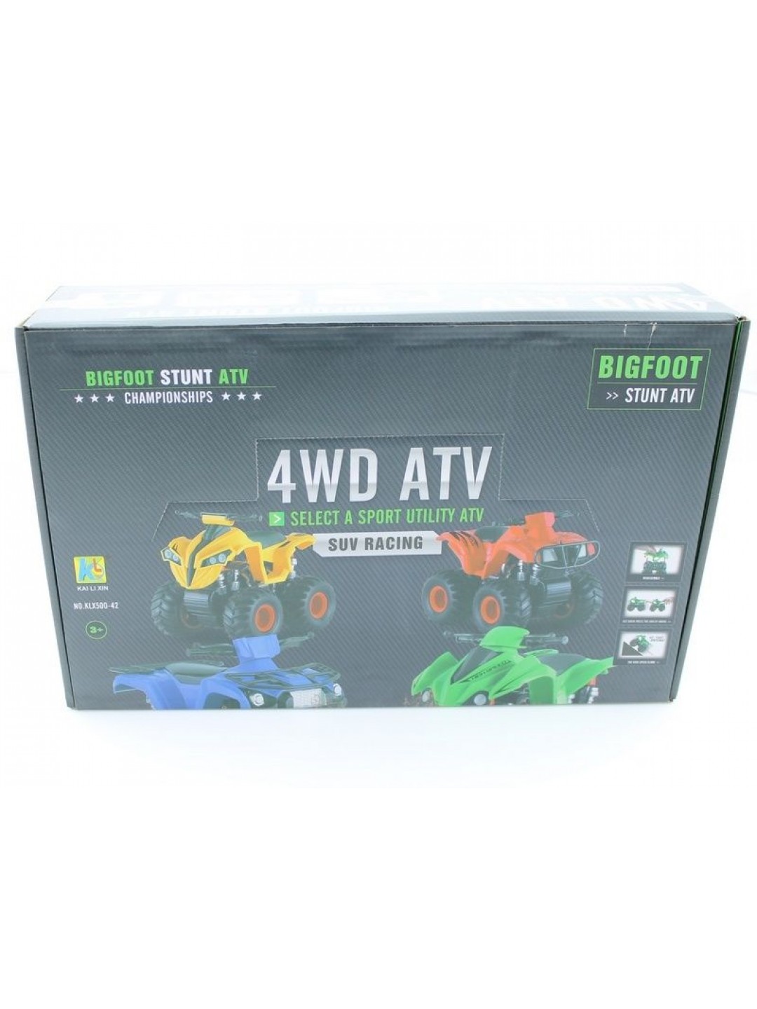 Машина инерционная KLX500-123/42 ATV 4WD в асс. в/к