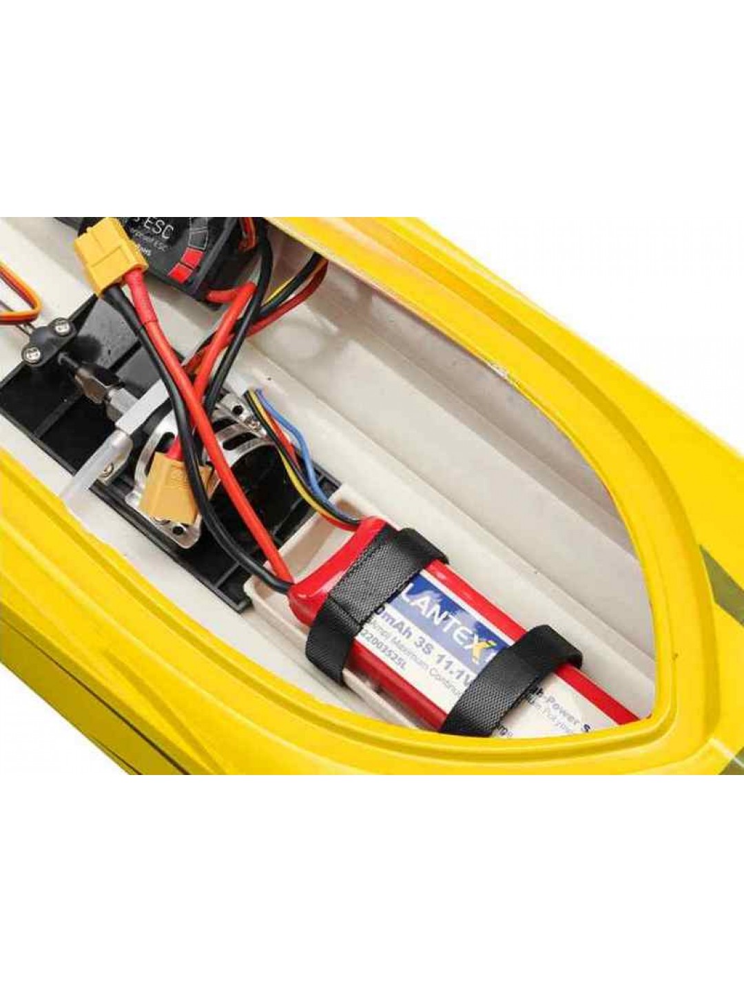 Радиоуправляемый катер Volantex RC Vector SR65 желтый Brushless 2.4G LiPo RTR