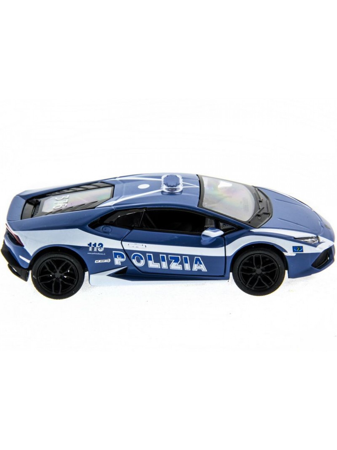 Машина Kinsmart Lamborghini Huracan (Police) инерция (1/12шт.) 1:36 б/к