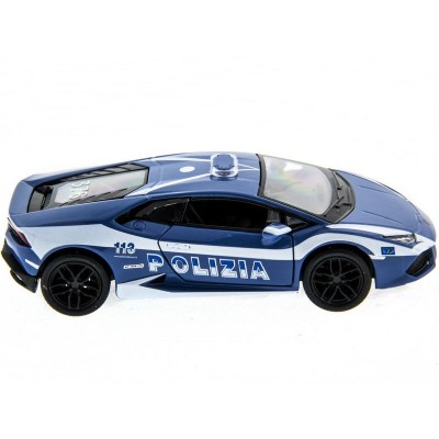 Машина Kinsmart Lamborghini Huracan (Police) инерция (1/12шт.) 1:36 б/к