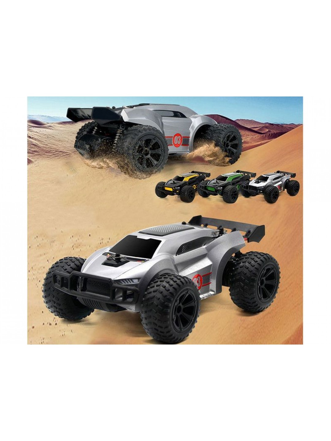 Машинка монстр JJRC Q88, свет, 1/22 4WD 2.4G RTR