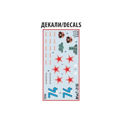 Сборная модель ZVEZDA Российский перехватчик дальнего действия МИГ-31Б, 1/72