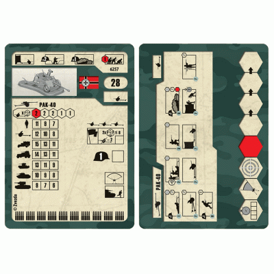 Сборные солдатики ZVEZDA Немецкая пушка ПАК-40, 1/72