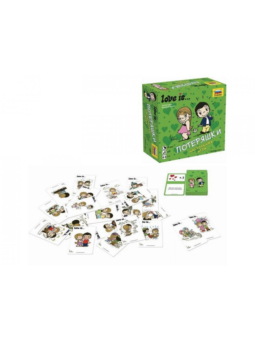 Настольная игра ZVEZDA "Love is … Потеряшки", семейная