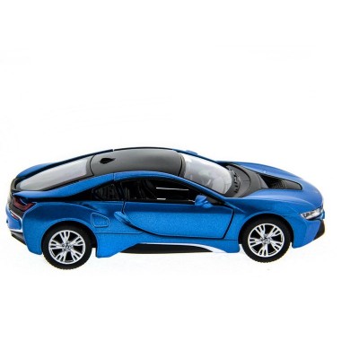 Машина Kinsmart BMW i8 инерция (1/12шт.) 1:36 б/к