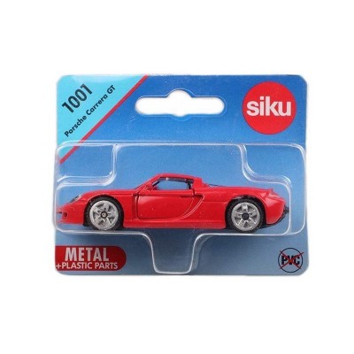 Легковой автомобиль Siku 1001 Porsche Carrera GT 1/55, 9.7 см, красный