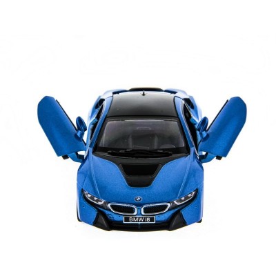 Машина Kinsmart BMW i8 инерция (1/12шт.) 1:36 б/к