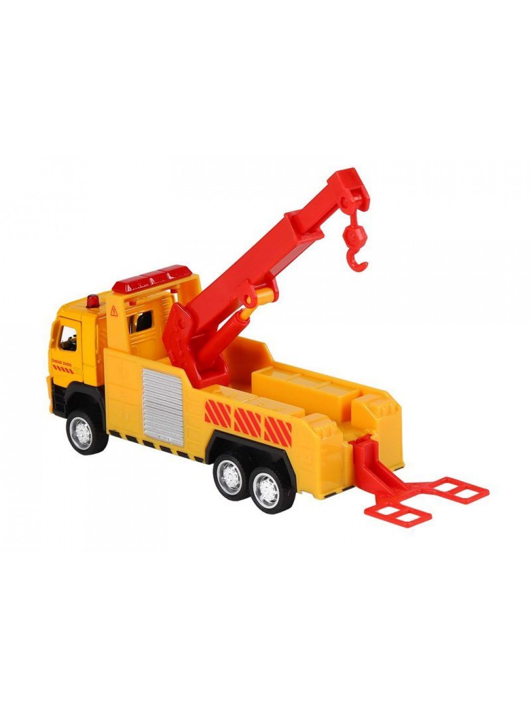 Машина "АВТОПАНОРАМА" VOLVO FM "Эвакуатор", желтый, 1/72, инерция, в/к 17,5*13*6,5 см
