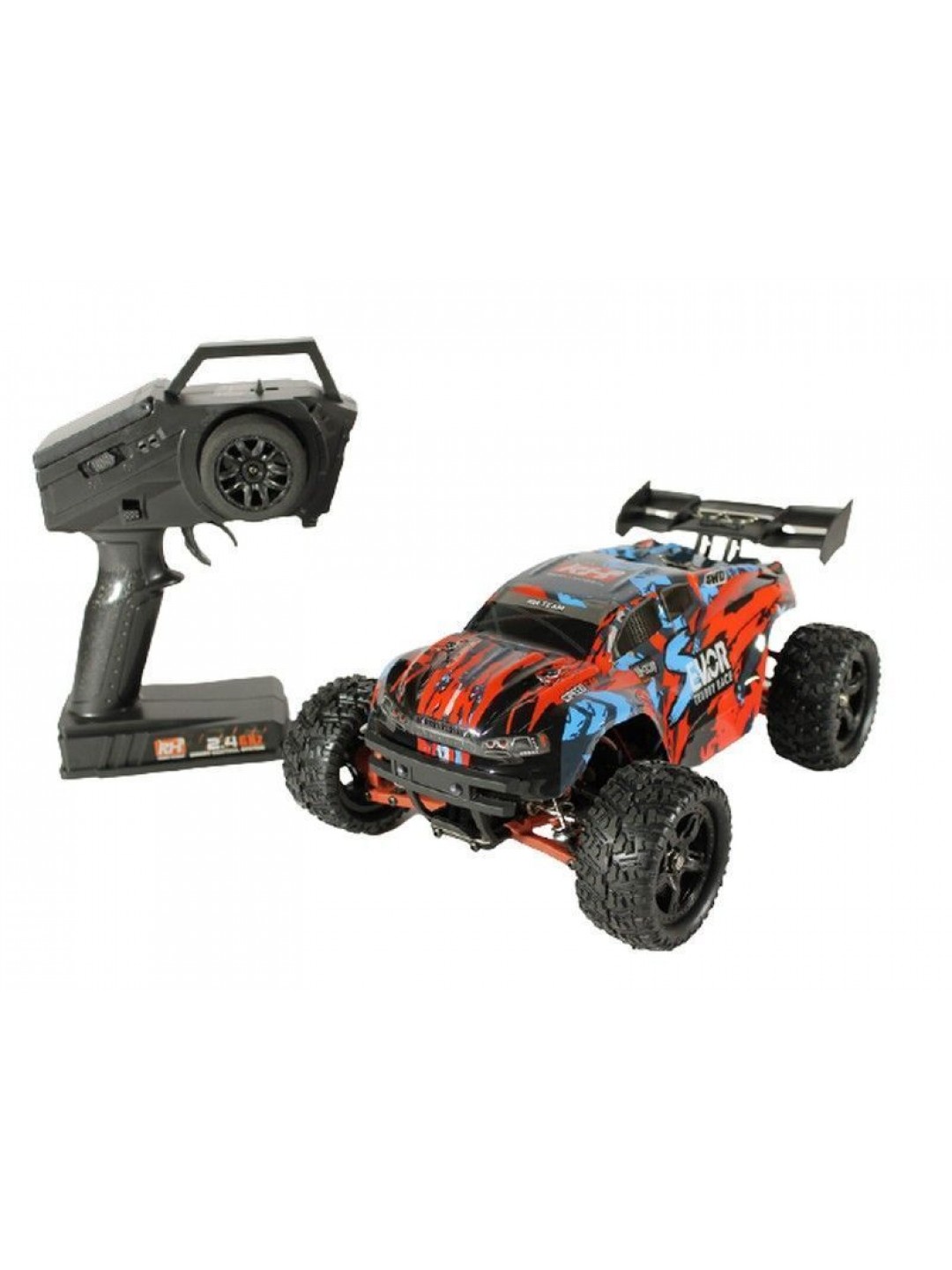 Радиоуправляемая трагги Remo Hobby S EVO-R UPGRADE V2.0 (красный) 4WD 2.4G 1/16 RTR