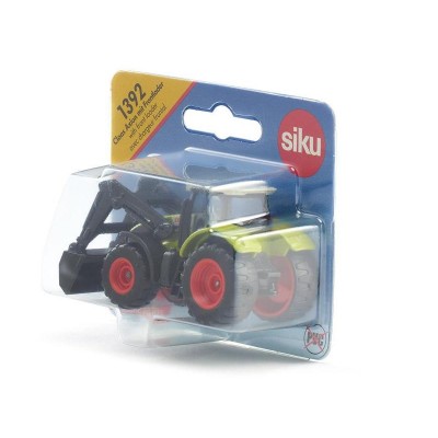 Трактор Siku 1392 Claas Axion с фронтальным погрузчиком