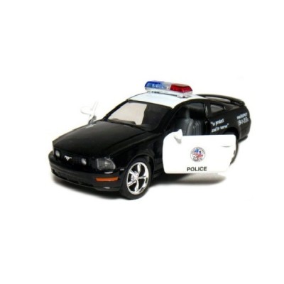 Машина Kinsmart 1:38 FORD Mustang GT Police инерция (1/12шт.) б/к